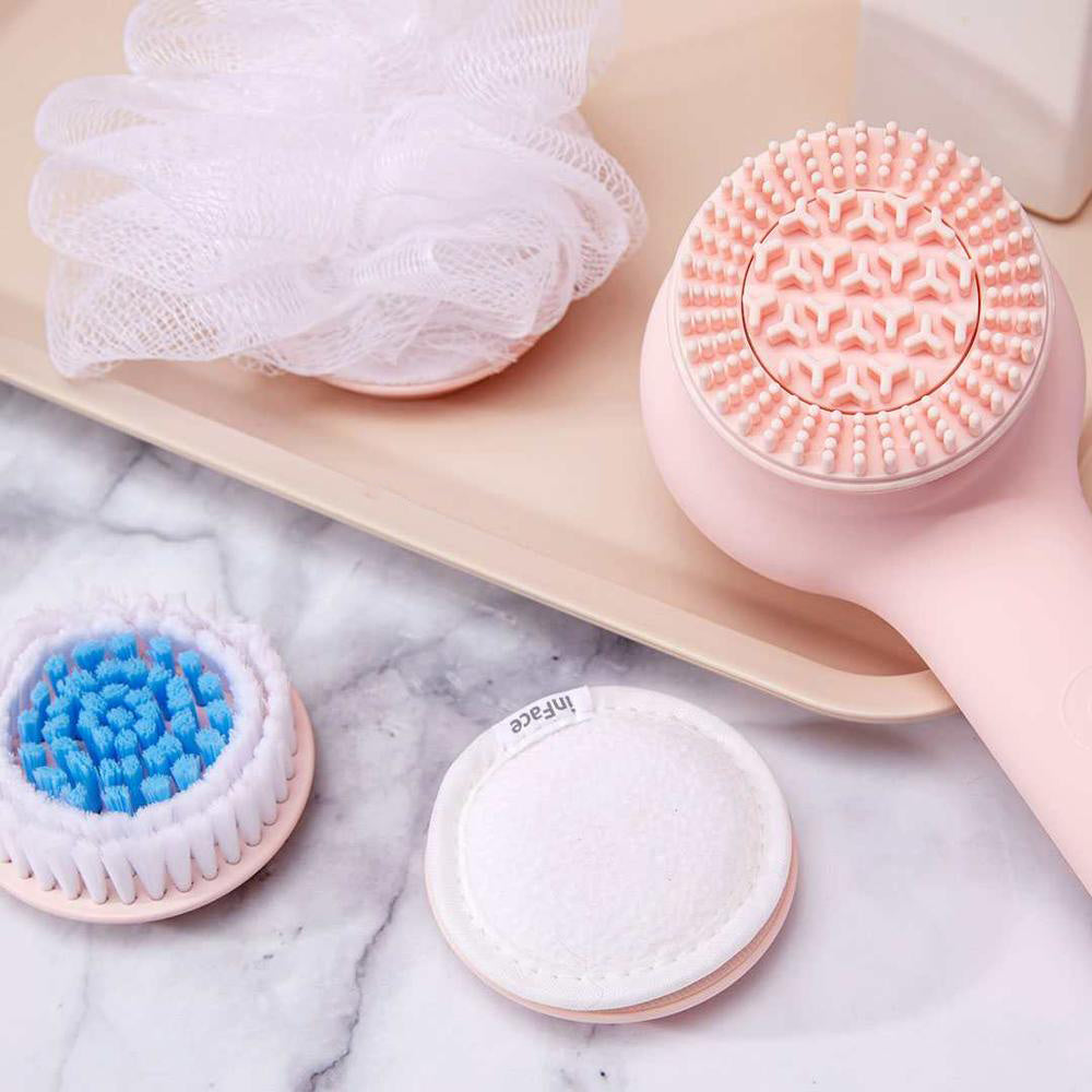 Automatic Back Rubbing Massage Shower Brush