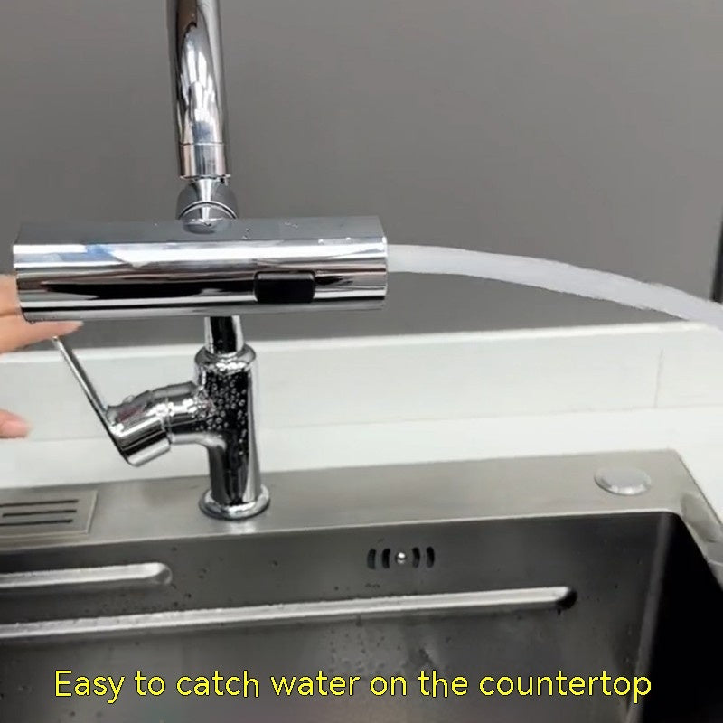 Universal Rotating Kitchen Waterfall Faucet