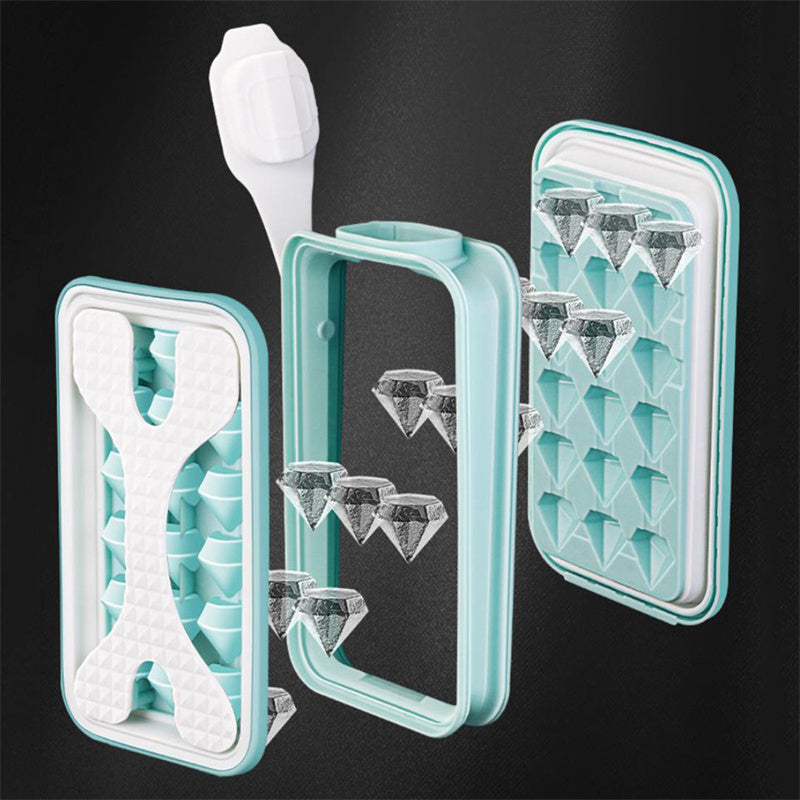 2 in 1 Portable Silicone Ice Maker Mold