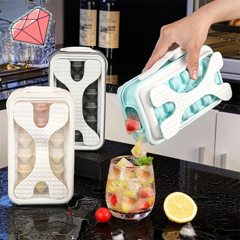 2 in 1 Portable Silicone Ice Maker Mold