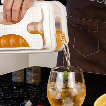 2 in 1 Portable Silicone Ice Maker Mold