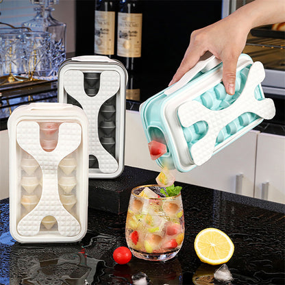 2 in 1 Portable Silicone Ice Maker Mold