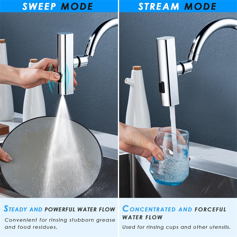 Universal Rotating Kitchen Waterfall Faucet